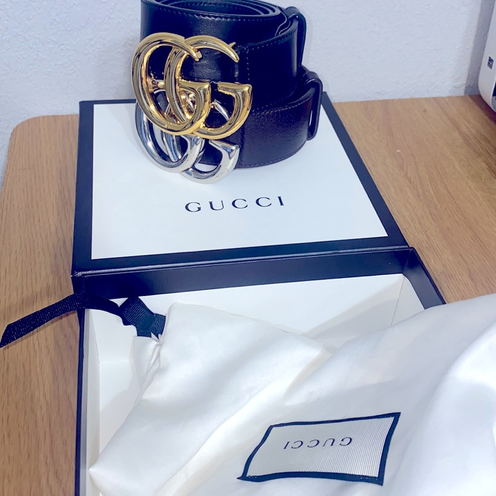 Gucci Marmont Leather Belt (Shinny) 90CM or 36